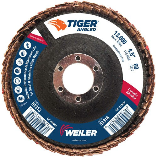 4 1/2 TIGER ANGLED CERAM - Exact Tool & Supply