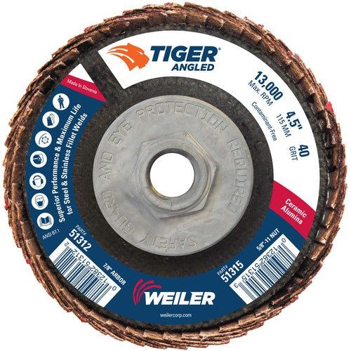 4 1/2 TIGER ANGLED CERAM - Exact Tool & Supply