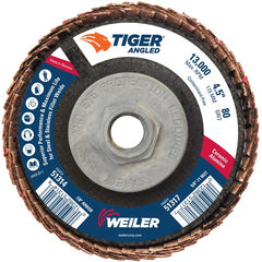 4-1/2 × 5/8-11 80G TIPER FLAP DISC - Exact Tool & Supply