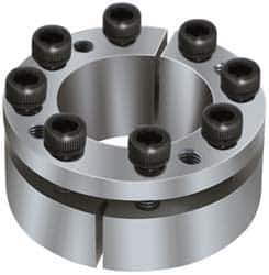 Climax Metal Products - M6 Thread, 18mm Bore Diam, 47mm OD, Shaft Locking Device - 5 Screws, 6,265 Lb Axial Load, 1.85" OAW, 0.669" Thrust Ring Width, 185 Ft/Lb Max Torque - Exact Tool & Supply