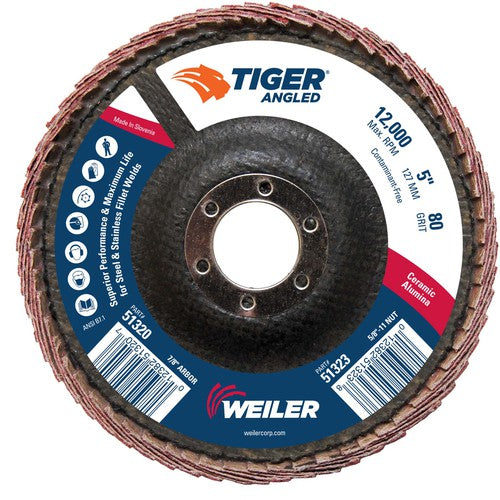 5 TIGER ANGLED CERAMIC - Exact Tool & Supply