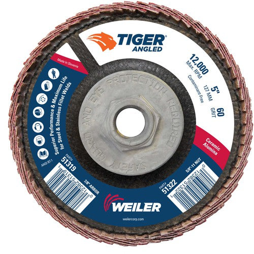 5 TIGER ANGLED CERAMIC - Exact Tool & Supply