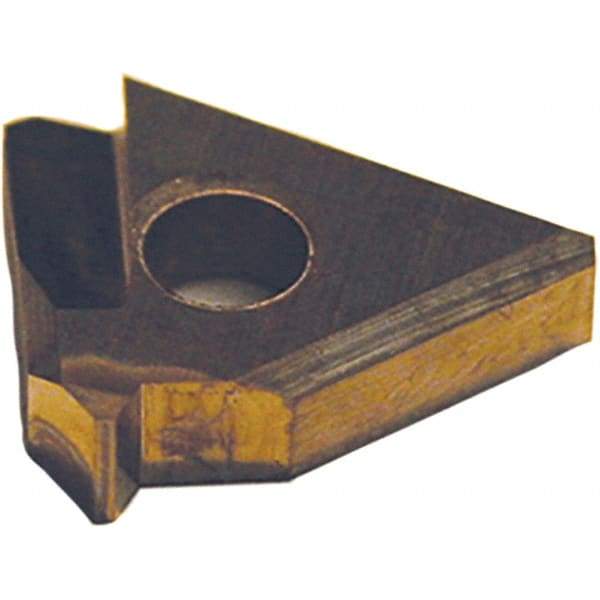 Tool-Flo - 5/8" Inscribed Circle, Triangle Grooving & Threading Shim Seat for Indexables - 0.218" Thick, YI Shim Style, Positive Rake, Left Hand, Right Hand Cut - Exact Tool & Supply