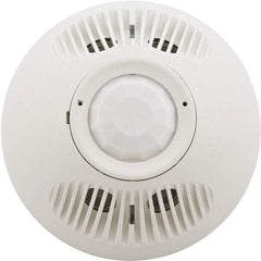 Hubbell Wiring Device-Kellems - 24 VAC/VDC, Indoor Ceiling Mount Infrared and Ultrasonic Sensor - 1-1/2 Inch High - Exact Tool & Supply