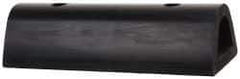Value Collection - 12 Inch Long x 4-1/2 Inch High x 4 Inch Projection Extruded Half-Oval Fender Bumper - 12 Inch Long x 4-1/2 Inch High x 4 Inch Projection Extruded Half-Oval Fender Bumper - Exact Tool & Supply
