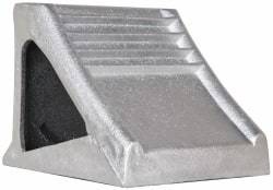 Value Collection - 8-3/4" Wide x 8-1/2" High x 7-1/2" Deep, Steel Wheel Chock - Type G - Exact Tool & Supply