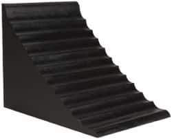 Value Collection - 7" Wide x 8" High x 10" Deep, Rubber Wheel Chock - Type E - Exact Tool & Supply