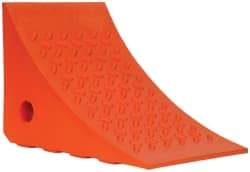 Value Collection - 8" Wide x 8" High x 11" Deep, Urethane Wheel Chock - Type H - Exact Tool & Supply