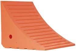 Value Collection - 14-1/2" Wide x 14-1/2" High x 17" Deep, Urethane Wheel Chock - Type I - Exact Tool & Supply