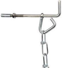Value Collection - 15 Ft. Chain and Hanger Kit - Steel, Standard Number 2/0 Chain, for Use with Wheel Chocks - Exact Tool & Supply