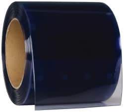 Value Collection - Clear Smooth Standard Dock Curtain Strips - 8" Wide x 7' Long x 0.08" Thick, PVC - Exact Tool & Supply