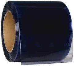 Value Collection - Clear Smooth Standard Dock Curtain Strips - 8" Wide x 7' Long x 0.08" Thick, PVC - Exact Tool & Supply