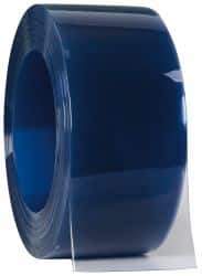Value Collection - Clear Smooth Standard Dock Curtain Strips - 8" Wide x 150' Long x 0.08" Thick, Vinyl - Exact Tool & Supply
