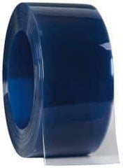 Value Collection - Clear Smooth Standard Dock Curtain Strips - 8" Wide x 150' Long x 0.08" Thick, Vinyl - Exact Tool & Supply