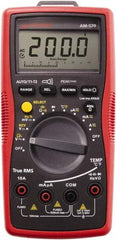 Amprobe - 4210340, CAT IV, CAT III, 1,000 VAC/VDC, Digital True RMS Auto Ranging Manual Ranging Multimeter - 60 mOhm, Measures Voltage, Capacitance, Current, Frequency, Resistance, Temperature - Exact Tool & Supply