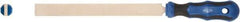 Ampco - Stiff Aluminum Bronze Alloy Straight Scraper - 3/4" Blade Width x 8" Blade Length, Soft Grip Handle - Exact Tool & Supply