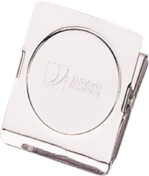 ACCO - 1" Wide Binder Clip - Chrome - Exact Tool & Supply