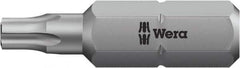 Wera - 1/4" Drive, Pentalobe Screwdriver Bit - 1" OAL - Exact Tool & Supply