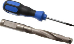 Guhring - 14.99mm Diam, 77.8mm Max Depth, 16mm Shank Diam, 150mm OAL, Replaceable Tip Drill - HT 800 WP Insert, Series 4108 - Exact Tool & Supply