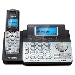 vtech - Office Machine Supplies & Accessories; Office Machine/Equipment Accessory Type: 2-Line Answering System ; For Use With: Office Use ; Color: Black; Silver - Exact Tool & Supply