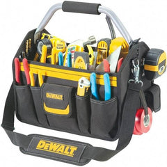 CLC - 26 Pocket Black & Yellow Polyester Tool Tote - 18" Wide x 8-1/2" Deep x 8" High - Exact Tool & Supply