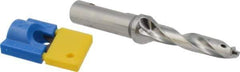 Iscar - 3/8" to 0.39" Diam, 5xD, 1.87" Max Depth, 1/2" Shank Diam, 4.26" OAL, Replaceable-Tip Drill - FCP, ICK, ICK-2M, ICM, ICP, iCP-2M Insert, 51504934 Toolholder, Series SumoCham - Exact Tool & Supply