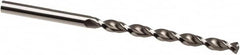 Taper Length Drill Bit: 0.0965″ Dia, 130 ° Bright/Uncoated, RH Cut, Parabolic Flute, Straight Shank, Series 501