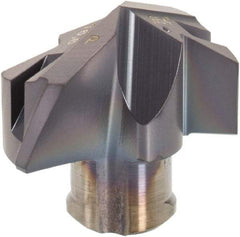 Iscar - Series ICP, 16.61mm Diam Grade IC908 140° Replaceable Drill Tip - Carbide, TiAlN Finish, 16 Seat Size - Exact Tool & Supply
