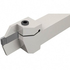 Iscar - HLPG, Left Hand, 25mm Max Depth of Cut, Indexable Grooving Tool Holder - LPGIR Insert Compatibility, 25mm Shank Height, 25mm Shank Width, 160mm OAL - Exact Tool & Supply