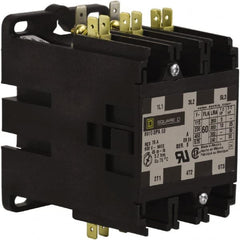 Square D - 3 Pole, 60 Amp Inductive Load, 208 to 240 Coil VAC at 60 Hz and 220 Coil VAC at 50 Hz, Definite Purpose Contactor - Exact Tool & Supply