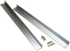 SKB Corporation - Tool Box Steel Rack Accessories - 2" Wide x 1-1/4" Deep x 28.44" High, Black, For 28" Shock Racks - Exact Tool & Supply