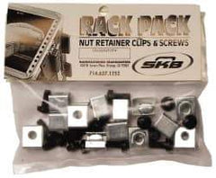 SKB Corporation - Tool Box Steel Rack Accessories - Black, For Rack Mount Hardware - Exact Tool & Supply