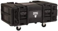 SKB Corporation - Tool Box Steel Shock Racks - 19" Wide x 30" Deep x 7" High, Black, For Delicate Equipment - Exact Tool & Supply