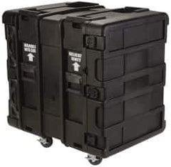 SKB Corporation - Tool Box Steel Shock Racks - 19" Wide x 24" Deep x 24-1/2" High, Black, For Delicate Equipment - Exact Tool & Supply