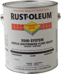 Rust-Oleum - 1 Gal Can Semi Gloss Clear Sealer - <100 g/L VOC Content - Exact Tool & Supply