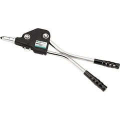 Marson - Lever-Action Hand Riveter - 1/8 to 1/4" Rivet Capcity - Exact Tool & Supply