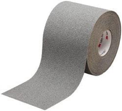 3M - Gray Solid Color Anti-Slip Vinyl Tape - 6" Wide x 60' Long - Exact Tool & Supply