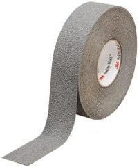 3M - Gray Solid Color Anti-Slip Vinyl Tape - 2" Wide x 60' Long - Exact Tool & Supply