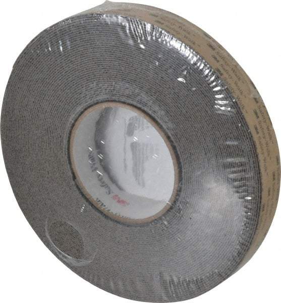 3M - Gray Solid Color Anti-Slip Vinyl Tape - 1" Wide x 60' Long - Exact Tool & Supply