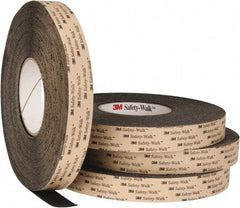 3M - Black Solid Color Anti-Slip Vinyl Tape - 1" Wide x 60' Long - Exact Tool & Supply