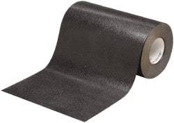 3M - Black Solid Color Anti-Slip Vinyl Tape - 18" Wide x 60' Long - Exact Tool & Supply