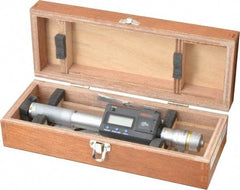 Mitutoyo - 0.8" to 1", IP65, TiN Finish, Electronic Inside Micrometer - 0.00005" Resolution, 0.00015" Accuracy - Exact Tool & Supply