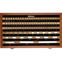 Precision Inch and Metric Rectangular Gage Block Set - Model 516-902-26-81 Pieces - Grade 2(A+) - Steel - Exact Tool & Supply