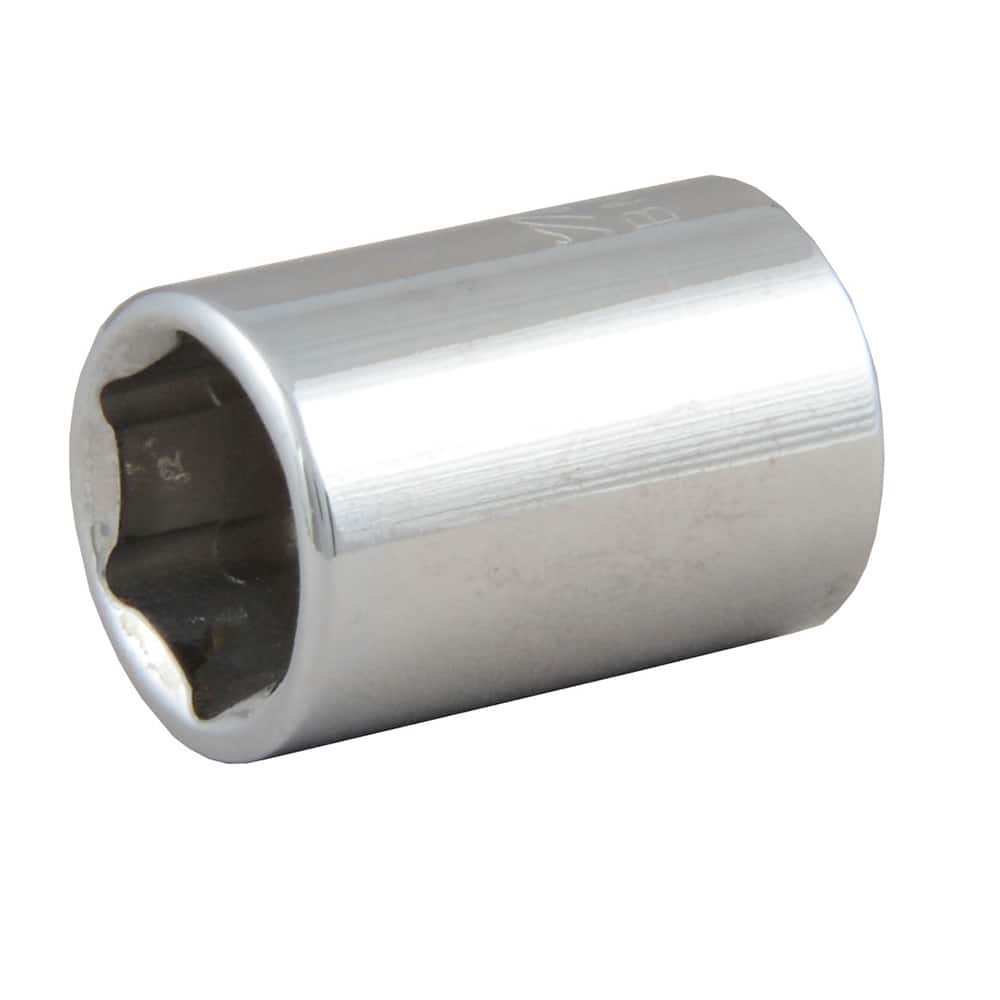 Martin Tools - Hand Sockets; Drive Size (Inch): 1/2 ; Size (mm): 18.0000 ; Type: Standard ; Tool Type: Hand Socket ; Number of Points: 12 ; Finish/Coating: Chrome Plated - Exact Tool & Supply