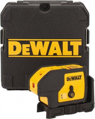 DeWALT - 3 Beam 100' Max Range Self-Leveling Laser - Red Beam, 1/8" at 30' Accuracy, 5" Long x 2-1/4" Wide x 3-3/4" High - Exact Tool & Supply