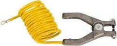 Justrite - Drum Bondwires End Style: Hand Clamp + " Terminal Length (Feet): 10.00 - Exact Tool & Supply