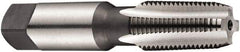 DORMER - 1-1/4 - 11-1/2 NPTF Thread, 5 Flute Standard Pipe Tap - 125mm OAL, 43mm Thread Length, Bright Finish, High Speed Steel - Exact Tool & Supply