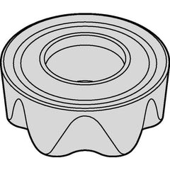 Kennametal - RCGT2006M0 GF Grade KCSM30 Carbide Milling Insert - TiAlN Finish, 1/4" Thick, 20mm Inscribed Circle - Exact Tool & Supply
