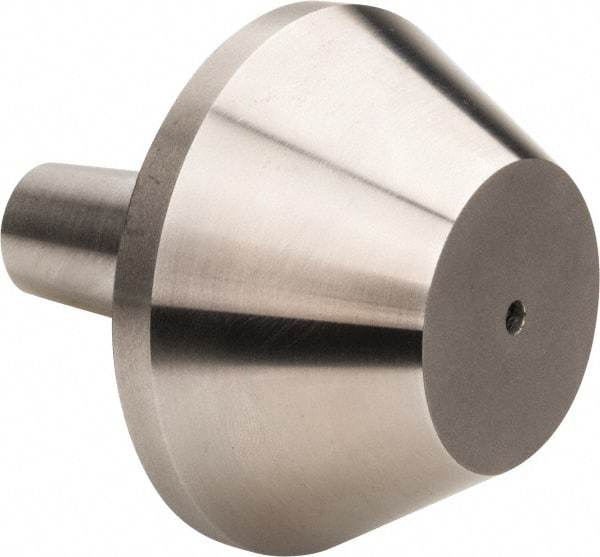 Riten - 5MT Taper, 1-1/2 to 2-3/4" Point Diam, Hardened Tool Steel Lathe Bull Nose Point - 1-5/8" OAL - Exact Tool & Supply