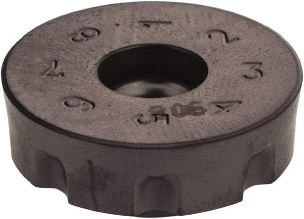 Iscar - RCMW2005 T Grade IC908 Carbide Milling Insert - TiAlN Finish, 0.2165" Thick, 20mm Inscribed Circle - Exact Tool & Supply